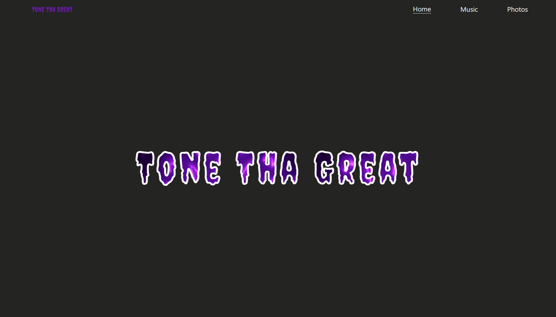 Tone-Tha-Great Website Image